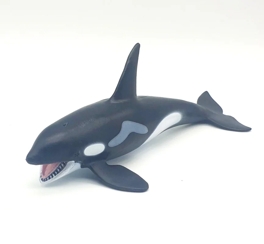خرید فیگور موفان توی حیوان دریایی فیگور «نهنگ قاتل یا نهنگ کشنده» فیگور مدل واقعی حیوانات، مجسمه حیوان، مدل شبیه سازی شده حیوان Mofun Toy Killer Whale Orca Simulation Model Animals figure M6004