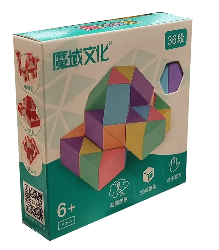 خرید روبیک مویو «روبیک ماری ماکارون 36 قطعه» Moyu Rubik Magic Snake Magic Ruler Puzzle 36pcs MY9811