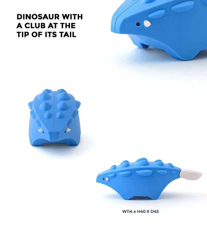 خرید بازی فکری ساختنی دایناسور 3 بعدی مغناطیسی «دایناسور آنکیلو»  Halftoys 3D Bone Puzzle Magnet Play Dino friends Ankylo Dinosaur HDS004