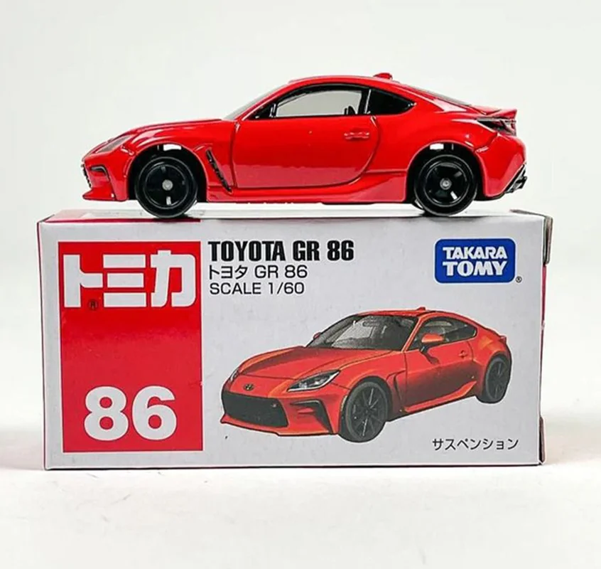 خرید ماکت فلزی ماشین فلزی تاکارا تامی ماشین «تویوتا GR 86» ماشین فلزی Takara Tomy Toyota GR 86 No.86