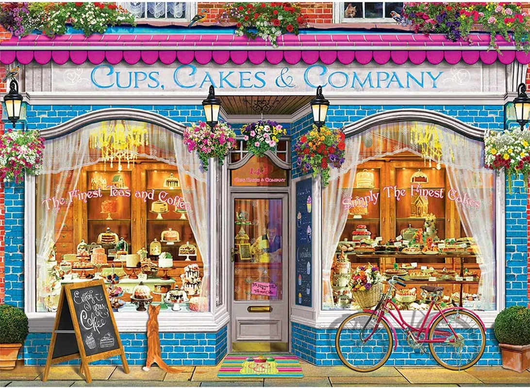 پازل یوروگرافیک 1000 تکه «فنجان، کیک و شرکت» Eurographics Puzzle Cups, Cakes & Company 1000 pieces 6000-5520