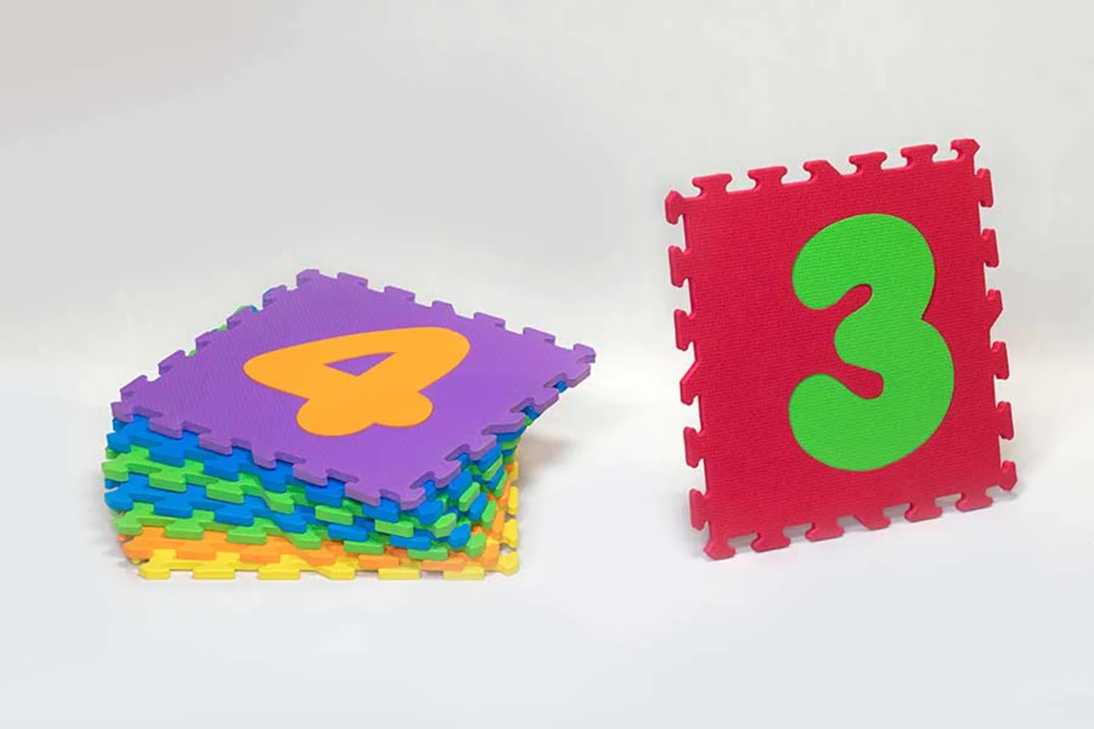 خرید بازی فکری «کف پوش اعداد لاتین بزرگ»  baafoam Toy Large Latin numbers flooring