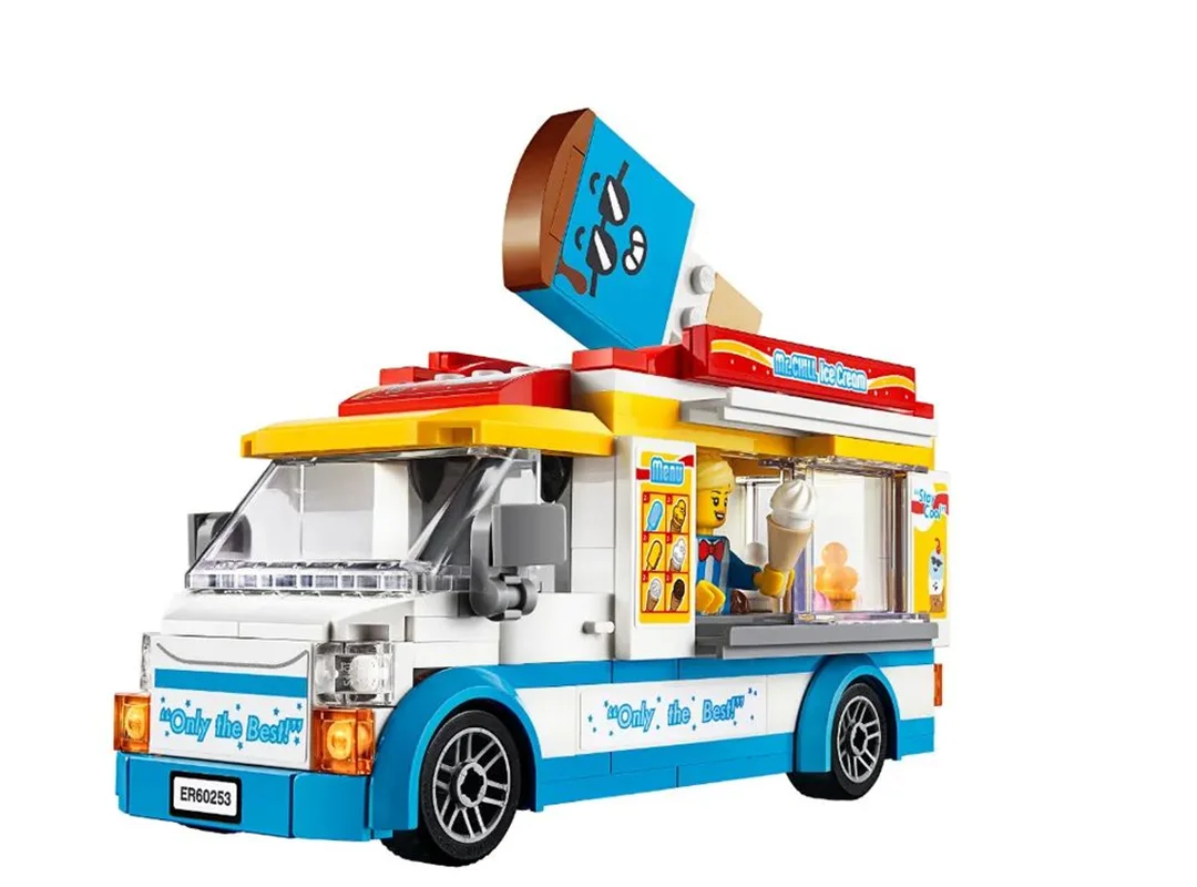 ،لگو بستنی، لگو دختر، لگو شهری، لگو اسکیت برد، لگو «کامیون بستنی»  Lego Cities Cream Truck 11528