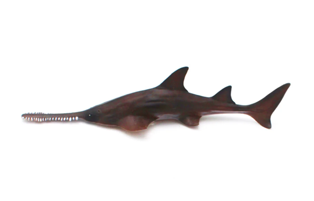 رید فیگور موفان توی حیوان دریایی فیگور «ماهی اره ای» فیگور مدل واقعی حیوانات، مجسمه حیوان، مدل شبیه سازی شده حیوان Mofun Toy Sawfish Simulation Model Animals figure M6018