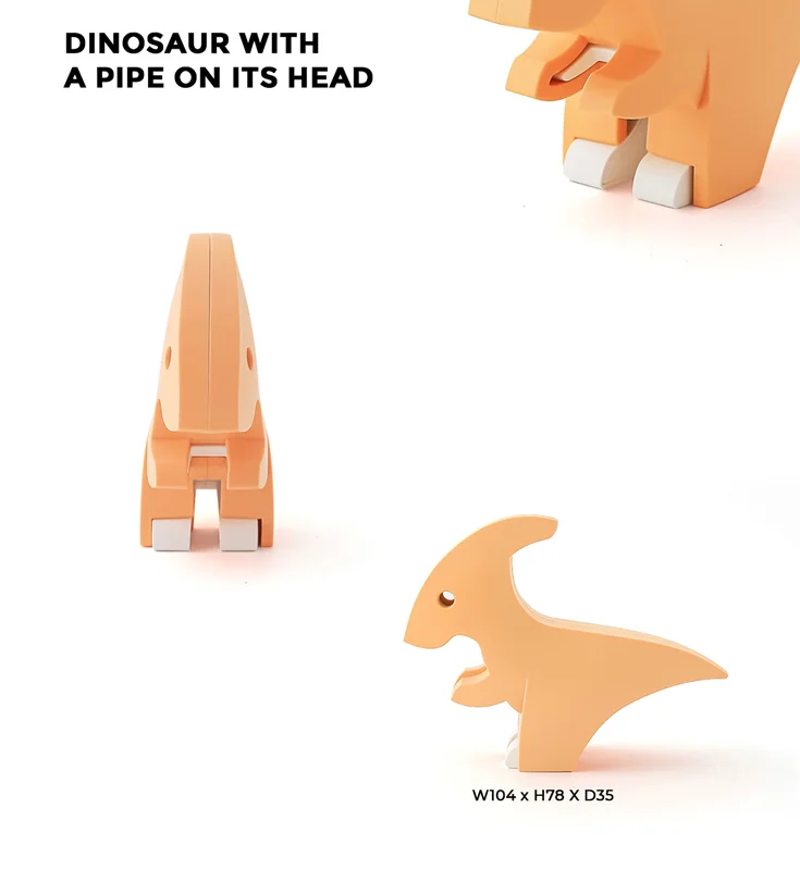 خرید بازی فکری ساختنی دایناسور 3 بعدی مغناطیسی «دایناسور پارا» Halftoys 3D Bone Puzzle Magnet Play Dino friends Para Dinosaur HDS006