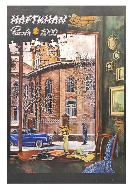 خرید پازل هفت خوان 1000 تکه پازل «برج ساعت تبریز» HaftKhangames Puzzle Tabriz Clock Tower Tabriz-Iran 1000 pcs 2023