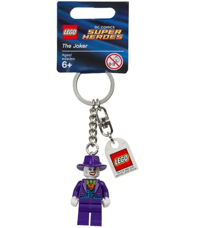 خرید برند لگو، لگو جاکلیدی، لگو جوکر، مینی فیگور لگویی جا کلیدی سوپر قهرمان جوکر،  برند لگو «جا کلیدی سوپر قهرمان جوکر» LEGO® Super Heroes The Joker Keyring 851003