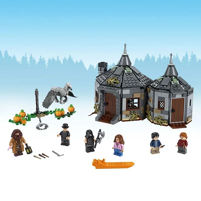 خرید لگو کلبه، لگو هری پاتر، لگو هرمیون، لگو هاگرید، لگو رون ویلی، لگو «کلبه هاگرید، جهان جادویی فانتزی»  Lego Building Blocks Harry Potter 6087