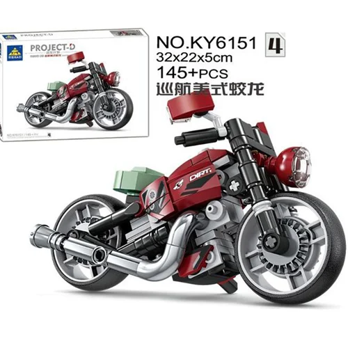 لگو «موتورسیکلت لاکچری دراگون امریکن» KY6151-4