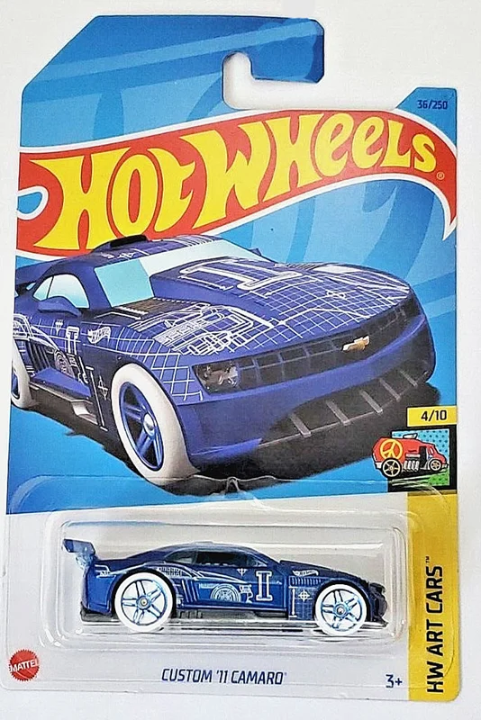 خرید ماشین فلزی ماکت فلزی هات ویلز «کاستوم 11 کامارو» ماشین فلزی  Hot Wheels Dodge Challenger Drift Car HW Drift 3/5 207/250