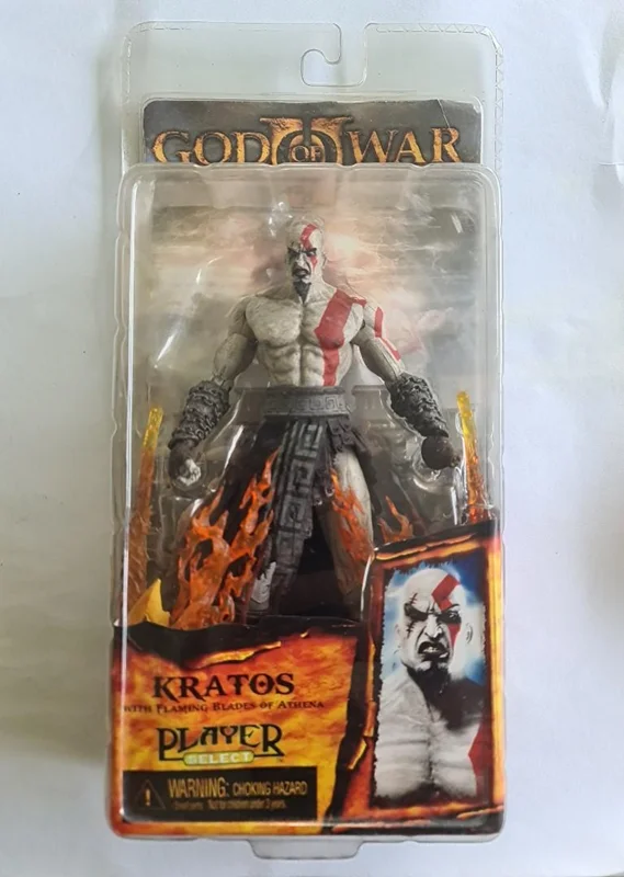 خرید اکشن فیگور نکا «خدای جنگ کریتوس با تیغه های شعله ور آتنا» Neca Kratos God of War With Flaming Blades Of Athena Figure