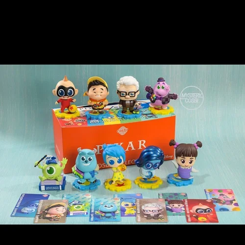 بسته 8 عددی فیگور Hot Toys «مجموعه Bobble-Head مجموعه Pixar» بعلاوه یک فیگور هدیه