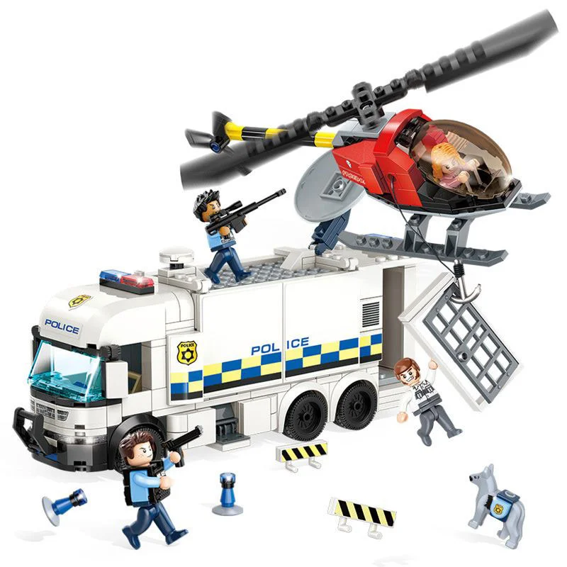 خرید لگو ساختنی لگو گودی لیوین سیتی لگو «ماشین فرماندهی متحرک پلیس» لگو Lego Gudi Livin City Police Mobile Command Car 10005