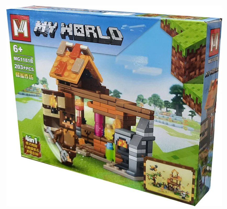 خرید لگو ماینکرفت، لگو ماینکرافت، لگو ساختمان، لگو خرس، لگو «ماینکرفت، ساختمان»  Lego MW Mincraft My World Building MG1181B