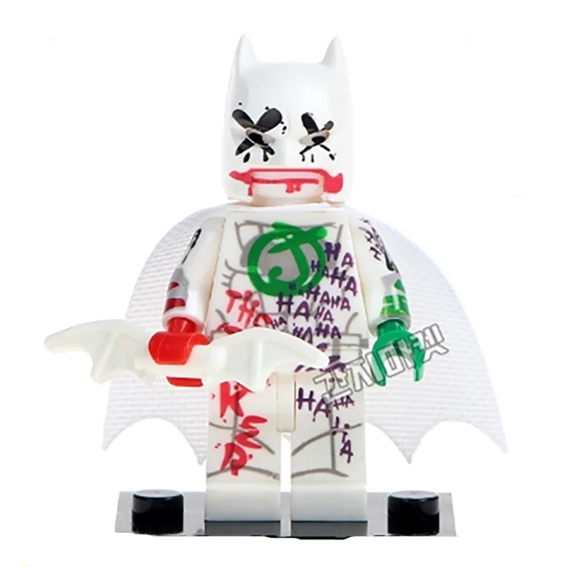 خرید آدمک لگویی فله مینی فیگور لگویی «بتمن وحش-جوکر» Kopf Pogo DC Series Minifigures Batman Joker Pg360