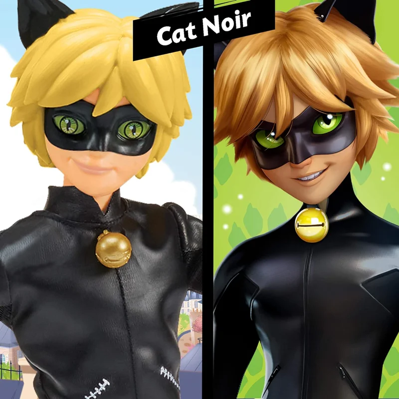 خرید اسباب بازی «عروسک پسر گربه ای، کت نوآر»  Playmates Be Miraculous Adrien Agreste Cat Noir Fashion Doll