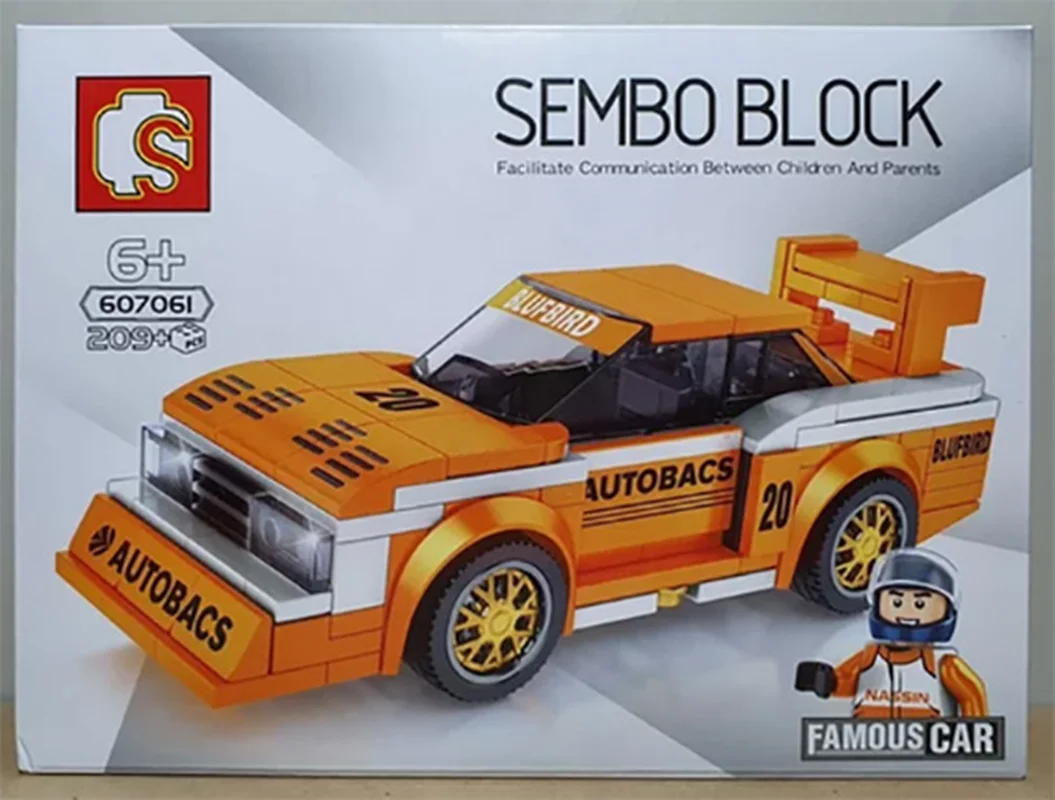 خرید لگو سمبو بلاک تکنیک «ماشین نیسان» Sembo Block Famous Car Autobacs Nissan KY910 607061