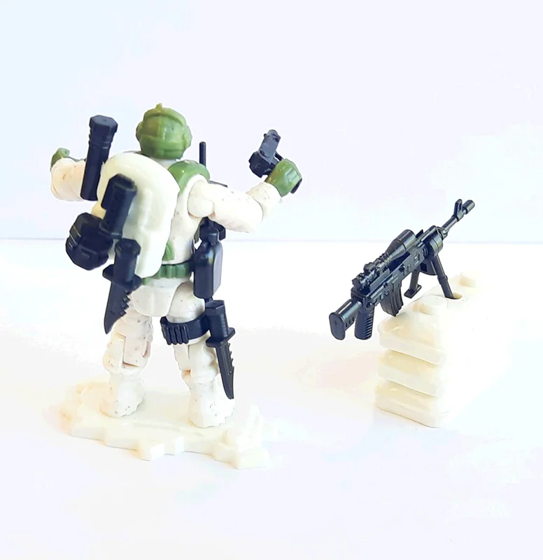 خرید لگو «سرباز نیروی ویژه با تجهیزات نظامی»، لگو ارتشی، لگو نظامی لگو سرباز، لگو آدمکی، مینی فیگور آدمک، مینی فیگور لگویی  X-Block Special Troops Military Soldier minifigures Lego Series XJ-981B