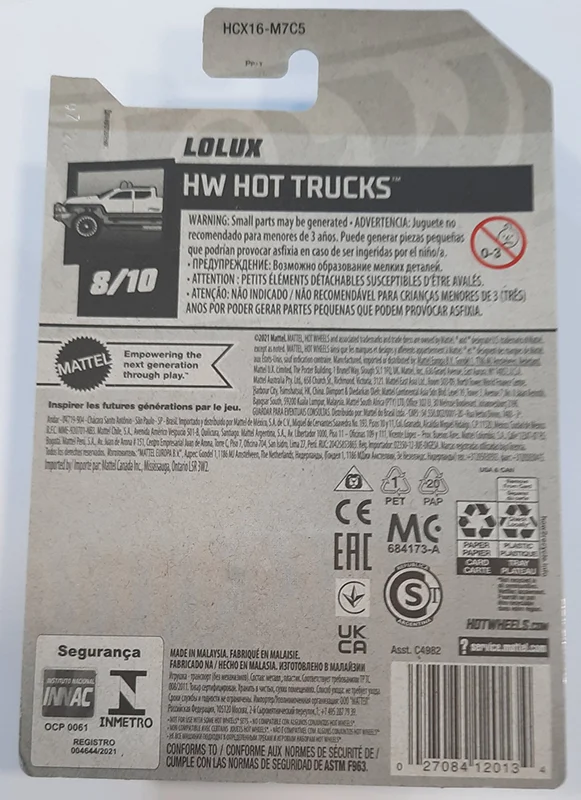 خرید ماشین فلزی هات ویلز ماشین «لولوکس» ماشین فلزی Hot Wheels Lolux HW Hot Trucks 8/10 115/250
