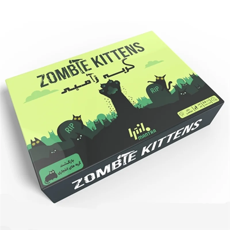 خرید بازی فکری «گربه زامبی» Zombie Kittens cart game