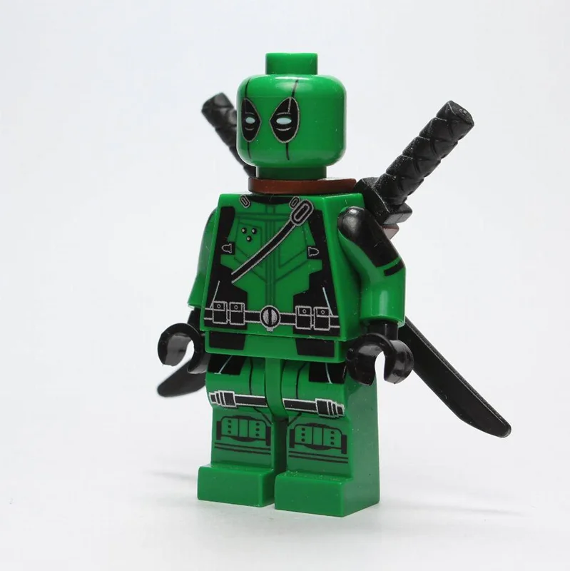 خرید آدمک لگویی فله مینی فیگور لگویی «دکول دددپول سبز - دث ویش از سری مارول از سری مارول»  Decool Miniman world Minifigures Lego Death Wish Green Deadpool 0259