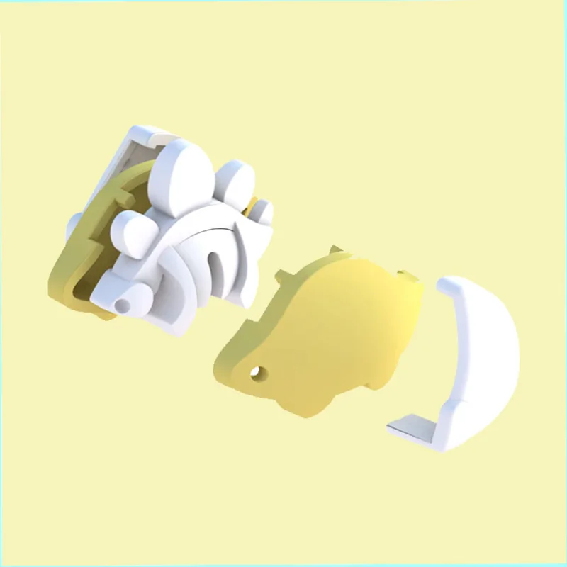 خرید بازی فکری ساختنی مغناطیسی بیبی دیپلو ،دایناسور 3بعدی مغناطیسی «بیبی دایناسور استگو» Halftoys Magnetic 3D Bone Puzzle Magnet Play Baby Stego Dinosaur HDB005