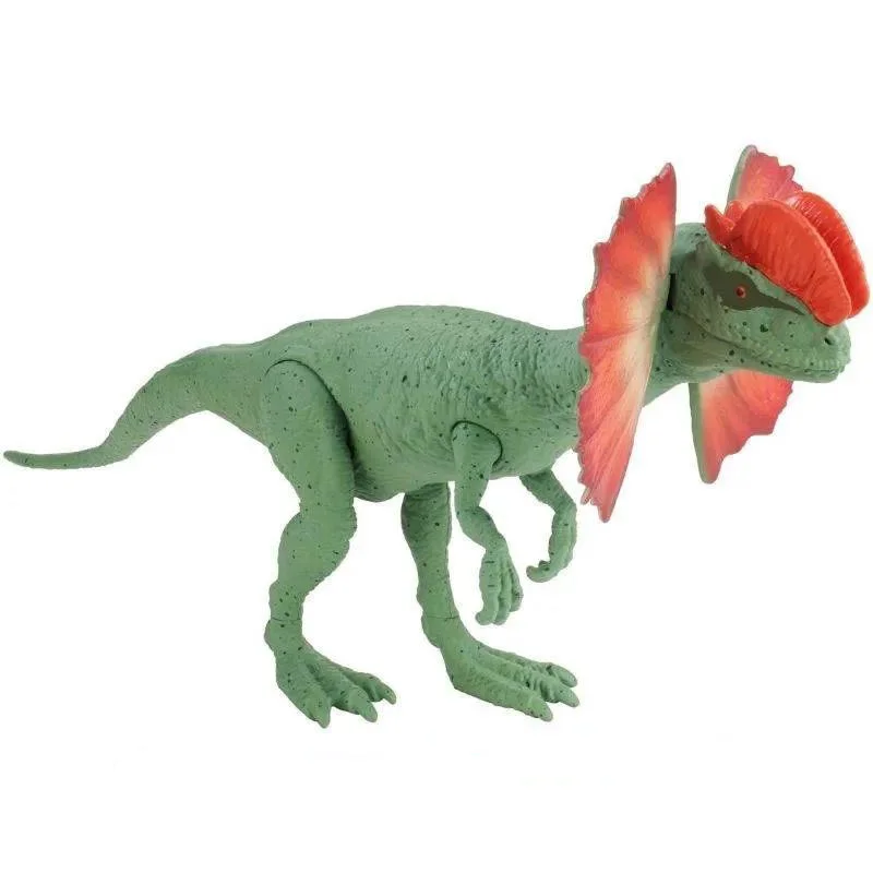 خرید فیگور برند متل عروسک دایناسور فیگور «جهان ژوراسیک دیلوفوزاروس»  Mattel Jurassic World Dilophosaurus figure HMK80