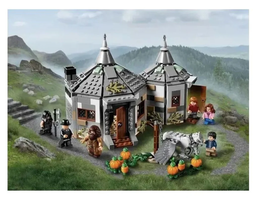 خرید لگو کلبه، لگو هری پاتر، لگو هرمیون، لگو هاگرید، لگو رون ویلی، لگو «کلبه هاگرید، جهان جادویی فانتزی»  Lego Building Blocks Harry Potter 6087