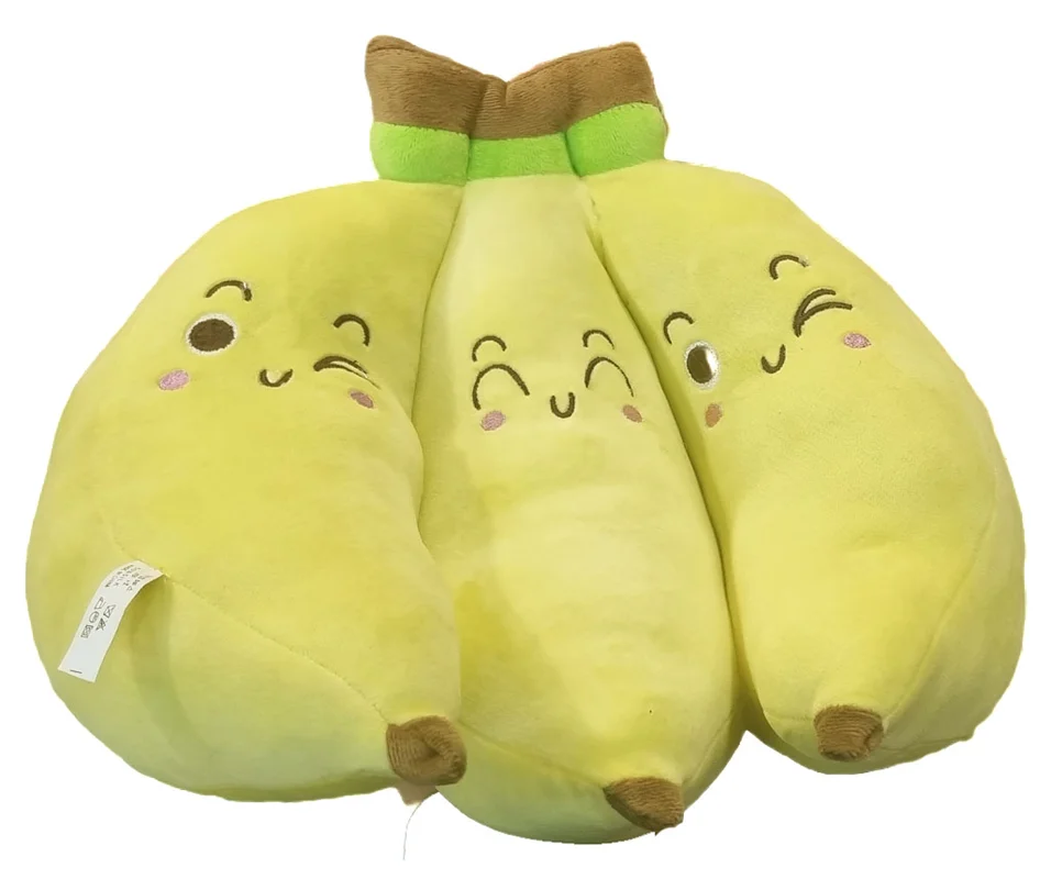 خرید اسباب بازی عروسک پولیشی «موز خوشه ای  بالشی» bunch banana pillow plush doll