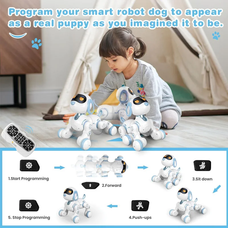 خرید «ربات سگ خانگی هوشمند»  Smart Robot Dog Intelligent Pet 6601
