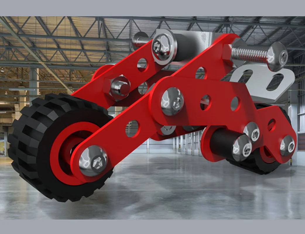 خرید بازی ساختنی فلزی پلاستیکی زیرک مجموعه کوشش  زیرک «موتور سیکلت مدل 1» Zirak Engineering & Robotics Motorcycle Model 1