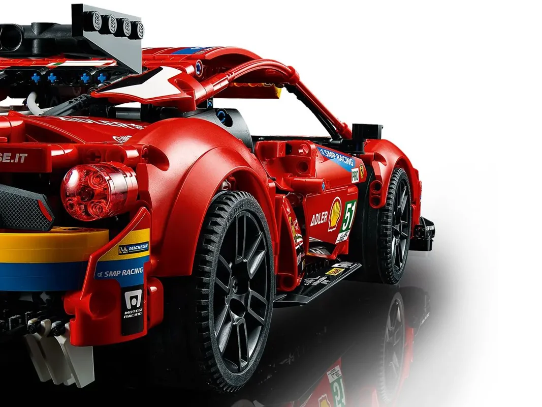 خرید برند لگو، لگو اورجینال، لگو اصلی، لگو ماشین، لگوتکنیک، لگو فراری، لگو ماشین مسابقه، لگو برند لگو «تکنیک فراری Ferrari 488 GTE " AF Corse"»  لگو فراری Lego Brand LEGO Technic Ferrari 488 GTE “AF Corse"  42125
