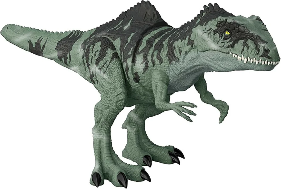 خرید فیگور جهان ژوراسیک «دایناسور گیگانوتوزاروس غول پیکر غرش کننده و ضربه زننده» Jurassic World Dominion Strike N' Roar Giganotosaurus Dinosaurr Figure MATE-GYC94