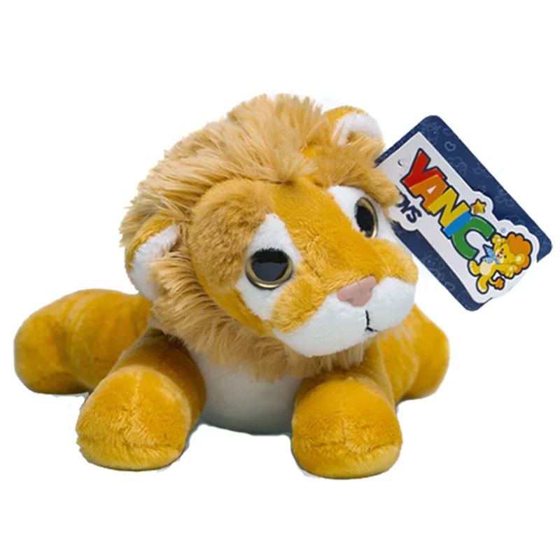 خرید اسباب بازی عروسک پولیشی یانیک تویز «شیر نر خوابیده» Yanic Toys sleeping male lion Plush Doll AF100240