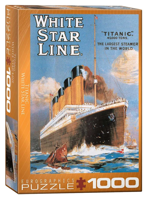 پازل تایتانیک، پازل کشتی، پازل عشق، پازل یوروگرافیک 1000 تکه پازل «تایتانیک» Eurographics Puzzle Titanic 6000-1333