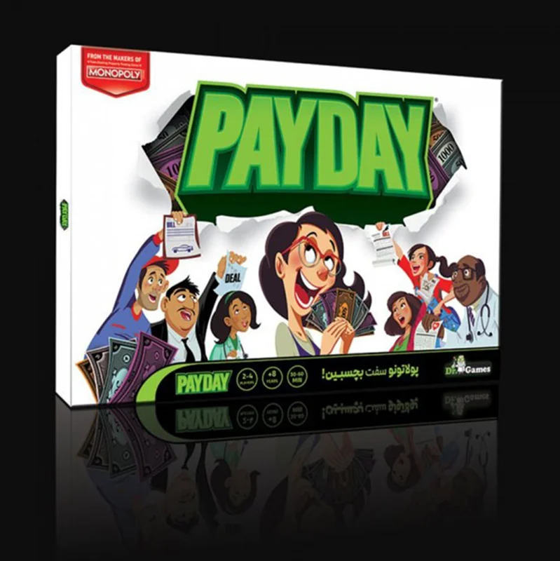 خرید بازی فکری «مونو پلی پی دی PayDay» مونو پلی  PayDay Monopoly Board Game