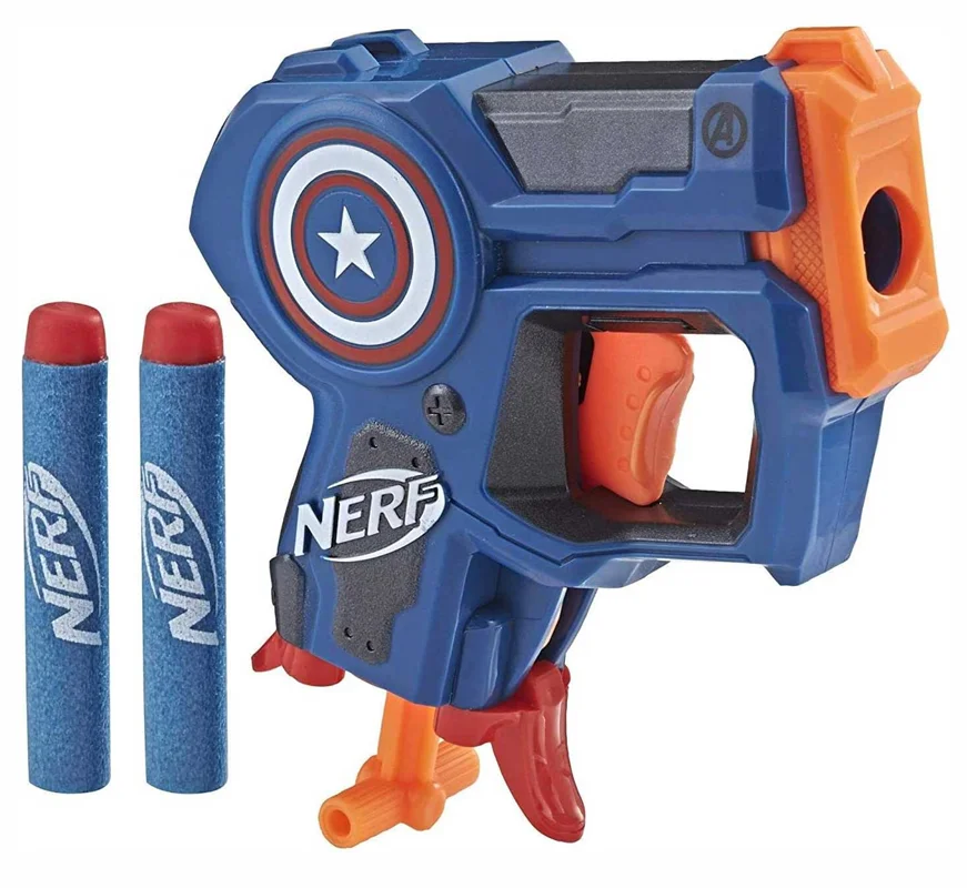 خرید تفنگ اسلحه نرف تیر ابری نرف «میکروشات کاپیتان امریکا» NERF Microshots Captain America  Blaster E2931