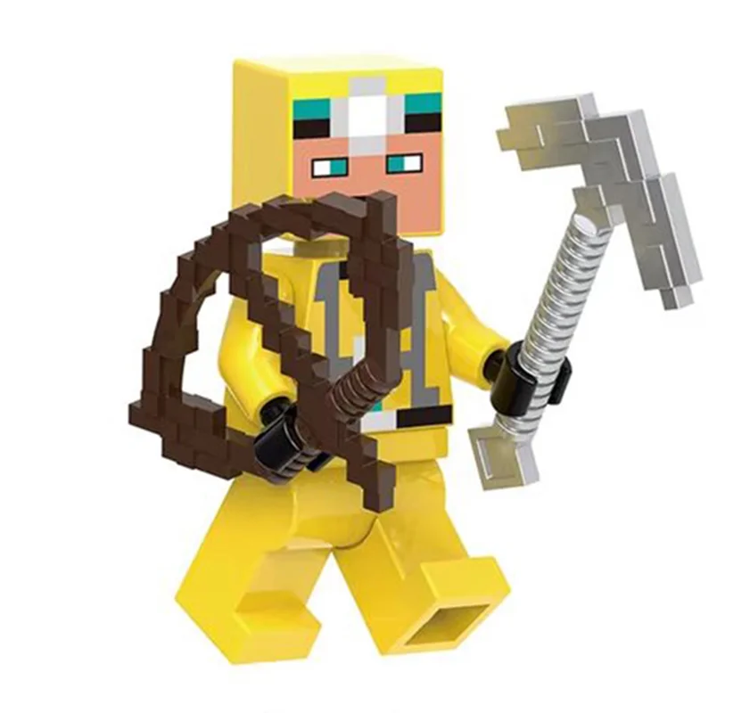 خرید لگو «کیو اکسپلورر: کاوشگر غار ماینکرفت»، آدمک لگویی، لگو آدمکی، مینی فیگور آدمک، مینی فیگور لگویی  G Minifigures Lego Minecraft Series Cave Explorer Spelunker G0069