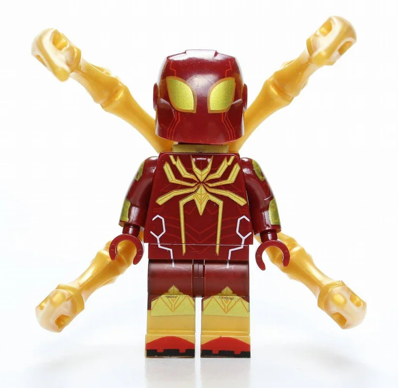 خرید آدمک لگویی فله مینی فیگور لگویی «اسپایدرمن» Kopf Xinh Minifigures Spider Man Iron Spider XH1329