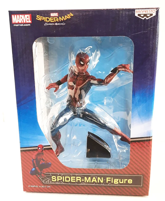 خرید فیگور مرد عنکبوتی فیگور اسپایدر من فیگور بنپرستو «اسپایدرمن» Banpersto Marvel 2017 CPII Spider-man Figure