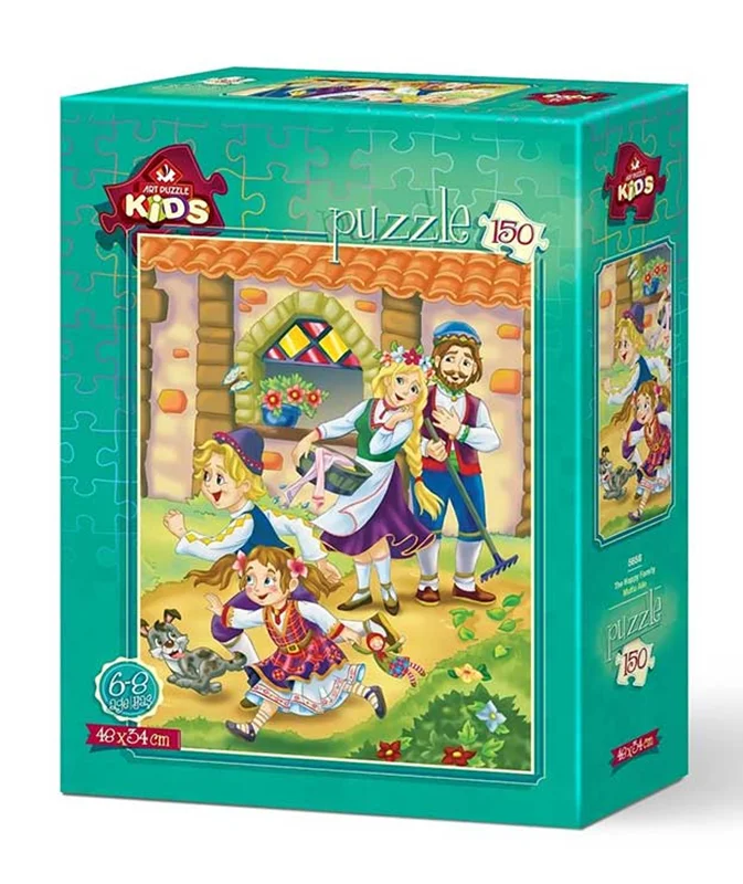 آرت پازل 150 تکه کودکان «خانواده شاد»  Heidi Art Puzzle Kids Happy Family 150 Pieces 5658
