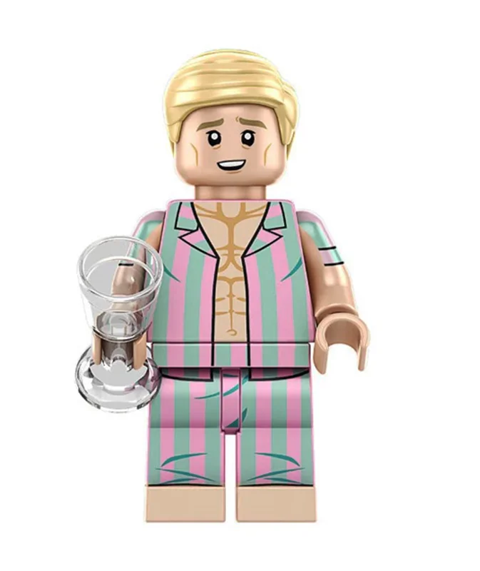 لگو «باربی (کن) پسر، باربی مرد» خرید آدمک لگویی فله مینی فیگور لگویی  Kopf Minifigures Lego Movies and TV Barbie (ken) KF3009