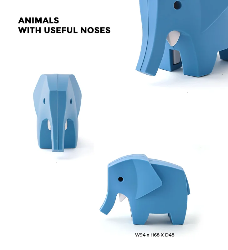 خرید بازی فکری ساختنی فیل 3 بعدی مغناطیسی «الفنت: فیل» Halftoys 3D Bone Puzzle Magnet Play Savannah Animal friends HAS004