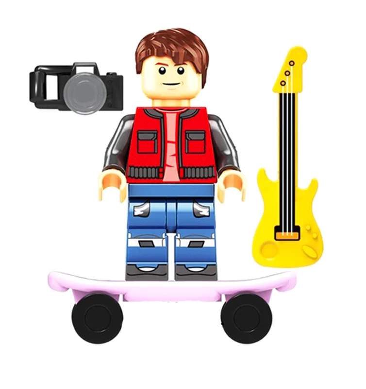 لگو «مارتی مک فلای بازگشت به آینده»  خرید آدمک لگویی فله مینی فیگور لگویی  Kopf Minifigures Lego Back to the Future Marty McFly KF1931