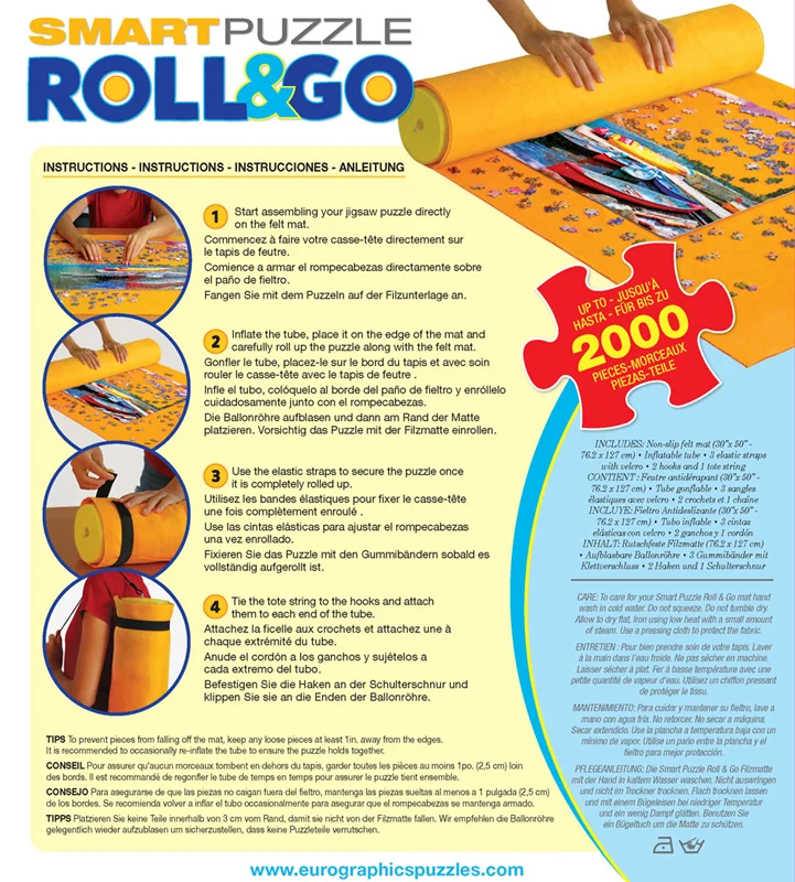 خرید زیر انداز پازل یوروگرافیک «EuroGraphics Smart Puzzle Roll & Go Mat 8955-0102