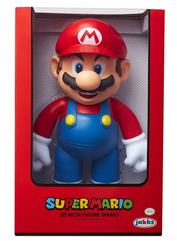 خرید فیگور سوپر ماریو «ماریو 50 سانتیمتری»  Jakks Pacific Super Mario 20 Inch Mario Doll Figure