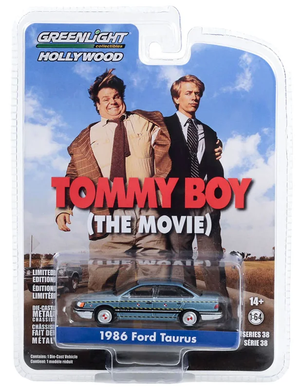 خرید ماشین فلزی 1986 فورد تاروس، ماشین فیلم تومی بوی Tommy Boy ماشین هالیوود ماشین فلزی گرین لایت ماشین «1986 فورد تورس، در فیلم تومی بوی Tommy Boy» ماکت فلزی  Greenlight Collectibles Hollywood 1986 Ford Taurus 44980-A