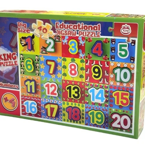 پازل کینگ 40 تکه اعداد Numbers