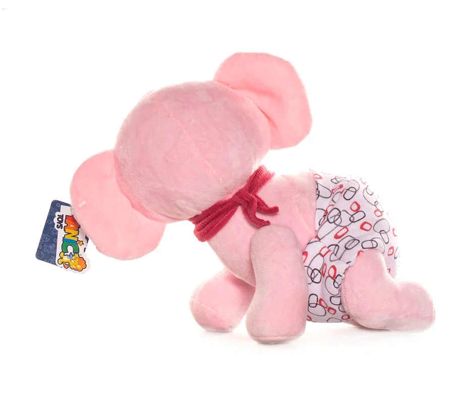 خرید اسباب بازی عروسک پولیشی یانیک تویز «فیل چهار دست و پا» Yanic Toys Four-legged elephant Plush Doll AF100187B
