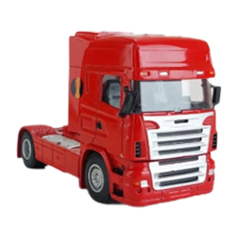 ماکت فلزی اسباب بازی ماشین فلزی های تراک « کامیون کشنده اسکانیا تک محور» Hy Truck Diecast Onexl Trailer Towing Vehicle Truck Scania sovran 5012-32